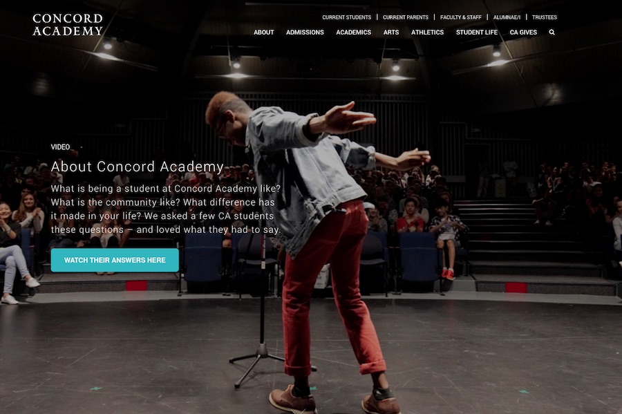 New Concord Academy website